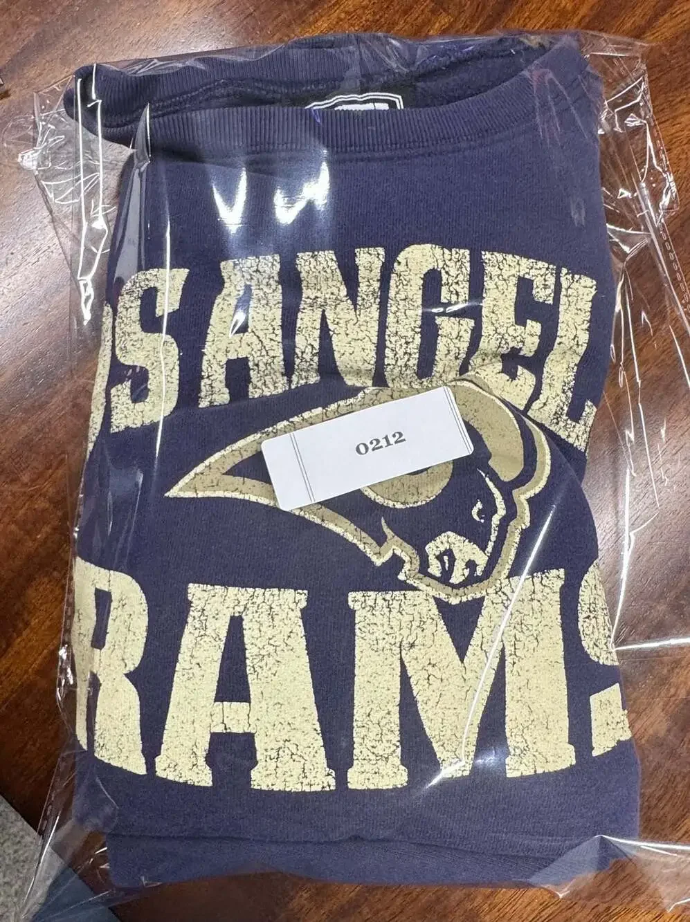 Los Angeles Rams Champion Women's Triumph Fleece Tri-Blend Sweatshirt - Gray,